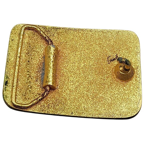 Vintage Sears Craftsman Belt Buckle 50 Years Of Quality 1927-1977 Gold Tone Rect - Picture 2 of 3